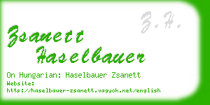 zsanett haselbauer business card